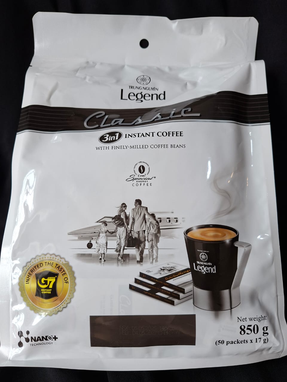 Trung Nguyen Legend Classic 3in1 50 Sachet - Family Pack 4