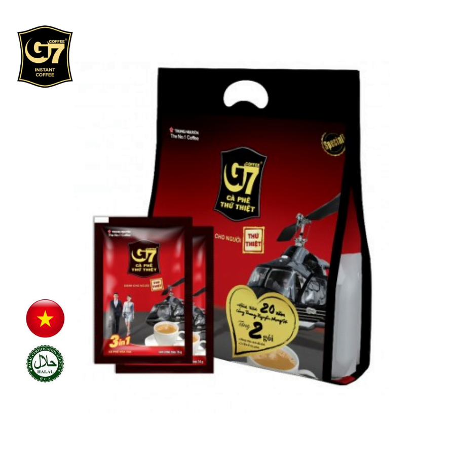 Trung Nguyen G7 3in1 20 Sachet - Kopi Instan Premium Vietnam 4